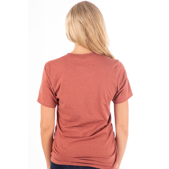 Rust Burnt Orange Short Sleeve Fall Graphic Tee Shirt - XL - Picture 4 of 4